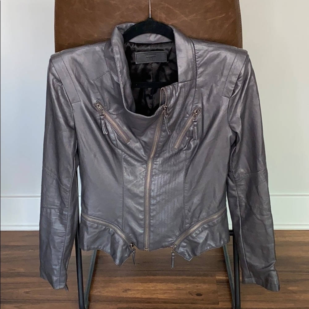 Women’s Faux Leather Moto Jacket